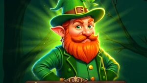 Tampilan visual slot Majestic Leprechaun dengan tema Irlandia yang cerah